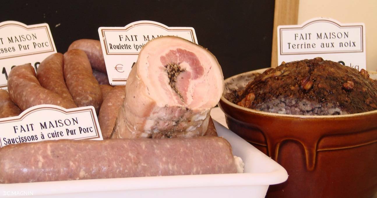 Charcuterie artisanale à la Ferme du Marais à Lavours